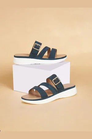 Pantaloons Women Open Toe Flats with Buckles