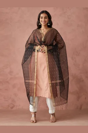 Fabindia Woven Design Dupatta with Zari
