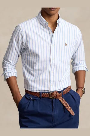 Ralph Lauren Men Striped Pure Cotton Oxford Shirt