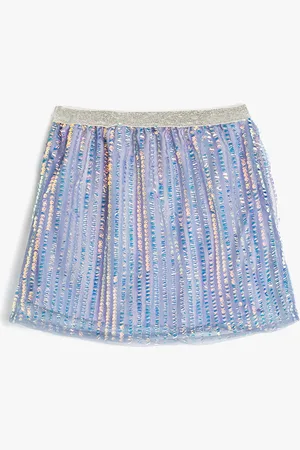 Koton Girls Printed A-line Mini Skirt