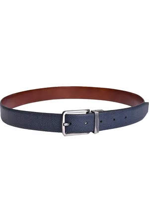 BELWABA Men Navy Blue Belts