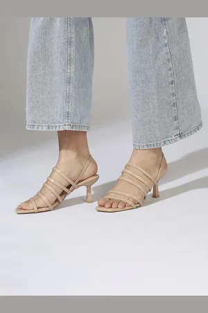 Inc 5 Multi Straps Open Toe Kitten Heel Sandal
