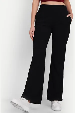Broadstar Women Relaxed Flared High-Rise Non Iron Bootcut Trousers