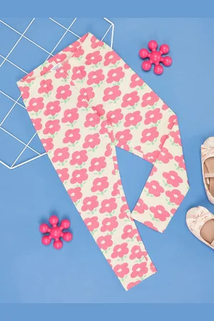 Pantaloons Girls Printed Pure Cotton Ankle Length Leggings