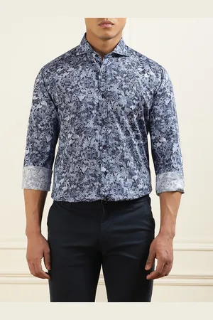 Karl Lagerfeld Men Slim Fit Opaque Printed Formal Shirt