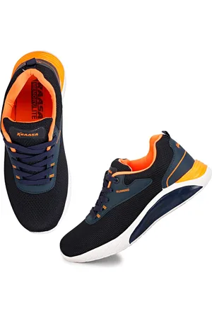Kraasa Men Mesh Cushioned Footbed Non-Marking Running Shoes