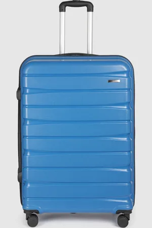 Teakwood Leathers India 360-Degree Rotation Hard Sided Large Trolley Bag- 96L