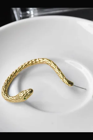 FIMBUL Gold Plated Ear Cuff Earrings