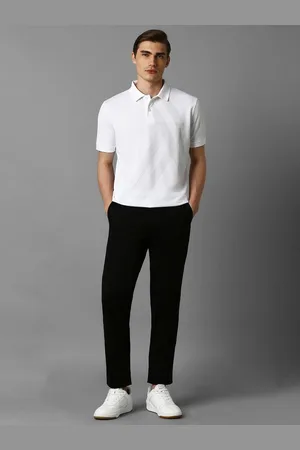 Louis Philippe Men Polo Collar Pockets T-shirt