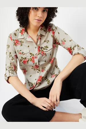 Max Collection Women Floral Opaque Printed Casual Shirt