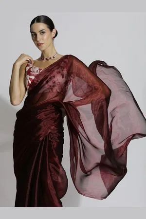 Jaipur Solid Tissue Saree