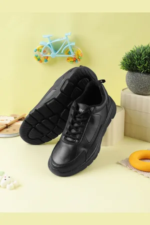 Liberty Kids SCHLSTAR-L Solid Lace-Up Uniform School Shoes