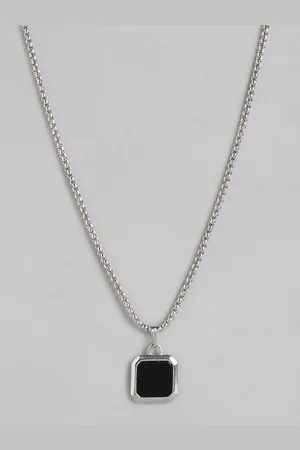 PARIS HAMILTON Unisex Geometric Pendant with Chain