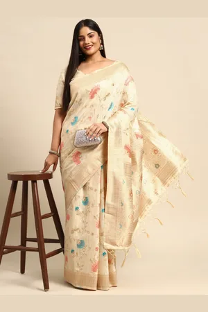 Sztori Ethnic Motifs Zari Banarasi Saree