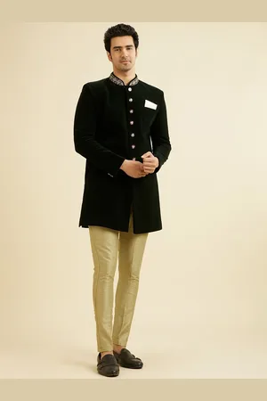 Manyavar Men Embroidered Sherwani Set