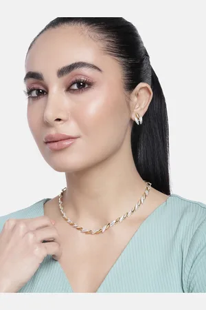 ESTELE Alloy Gold-Plated Jewellery Set