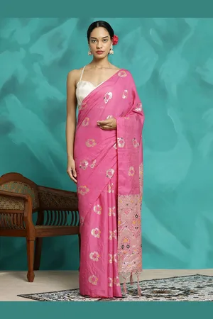 Jaipur Silk Blend Party Wear Banarasi Saree