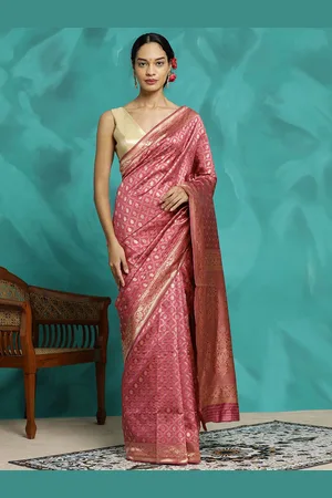 Jaipur Zari Woven Design Heavy Banarasi Saree