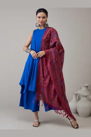InWeave Women Regular Kurta with Palazzos & With Dupatta