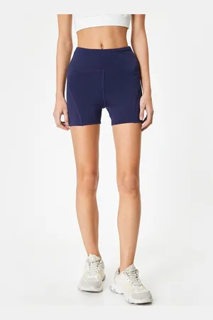 Koton Women Mid-Rise Above Knee-Length Sports Tights