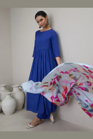 InWeave Women Regular Kurta with Trousers & With Dupatta