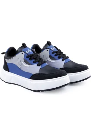 Kraasa Men Colourblocked Suede Sneakers