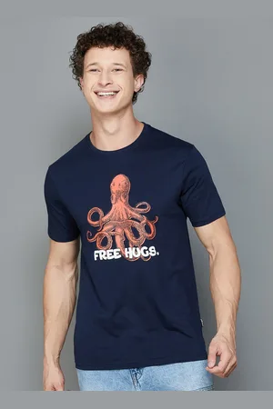Lifestyle Men Printed Pockets T-shirt