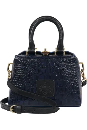Hidesign Women Animal Printed Structured Leather Handheld Bag