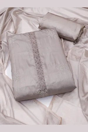 APNISHA Embroidered Unstitched Dress Material