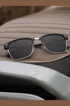 Royal Son Men Square Sunglasses With Polarised and UV Protected Lens CHI00175-C2