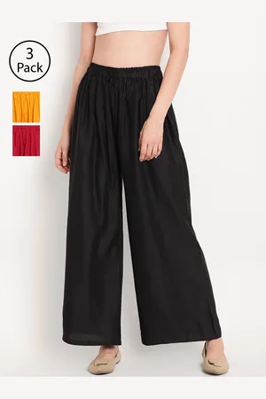 Tag 7 Women Set of 3 Wide Leg Palazzos