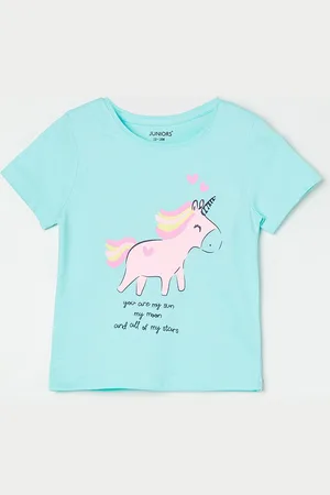 Lifestyle Girls Printed Applique T-shirt