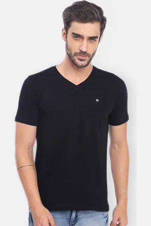 berry blues Men Solid Cotton T-shirt