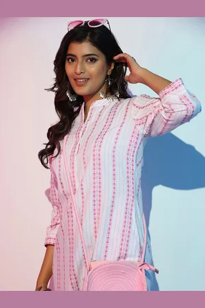Libas Women Ethnic Motifs Thread Work Kurta