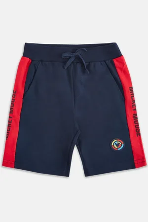 Pantaloons Boys Typography Printed Mid-Rise Casual Cotton Shorts