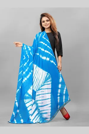APNISHA Leheriya Dyed Chiffon Dupatta