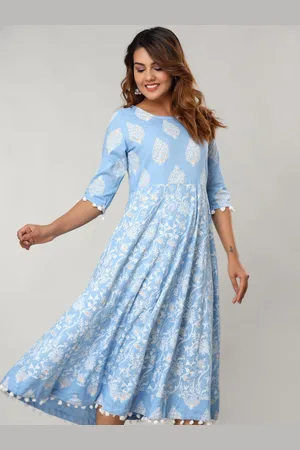 Amayra Women Floral Printed Anarkali Kurta