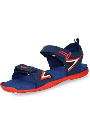 Sparx Men Navy Blue & Red Rubber Sports Sandal
