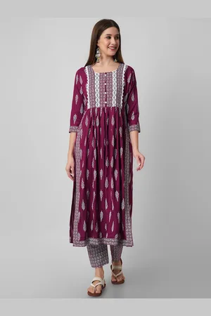 Amayra Ethnic Motifs Printed Regular Kurta with Trousers