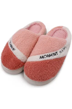 JENNA Women Colourblocked Winter Room Slippers