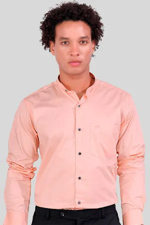 FRENCH CROWN Men Standard Regular Fit Opaque Cotton Casual Shirt