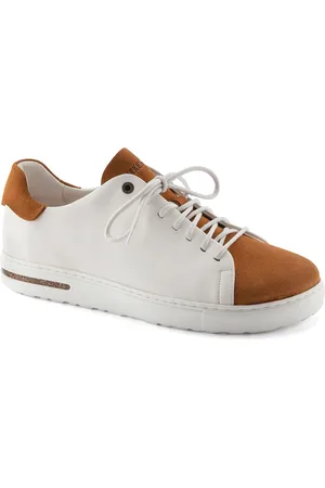 Birkenstock Bend Mink/Eggshell Regular Width Natural Leather/Nubuck Sneakers