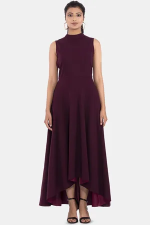 Golden Kite WomenSolid Fit & Flare Maxi Dress