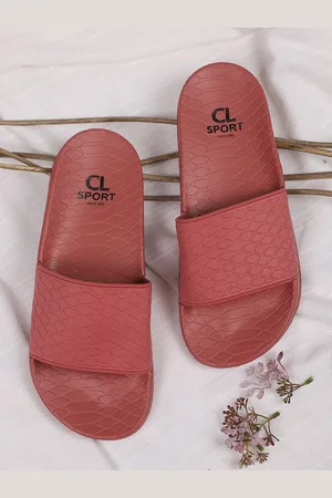 Carlton London Women Maroon Sliders