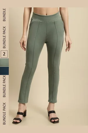 Tag 7 Women Pack Of 2 Skinny Fit Jeggings