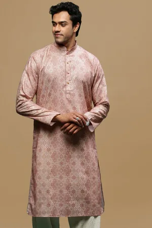 Sanwara Ethnic Motifs Printed Cotton Straight Kurta