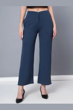 Golden Kite Women Tailored High-Rise Wrinkle Free Pleated Trousers