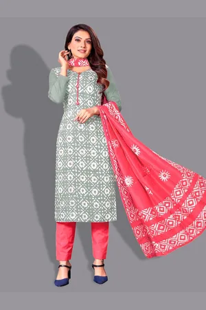 APNISHA Ethnic Motifs Printed Unstitched Dress Material
