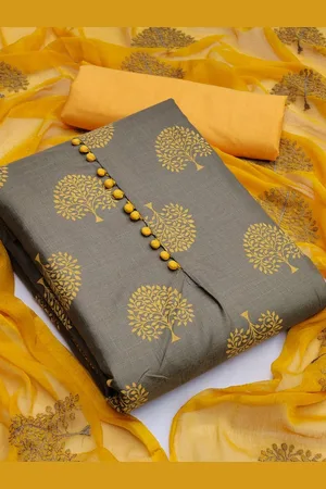 APNISHA Ethnic Motifs Printed Unstitched Dress Material