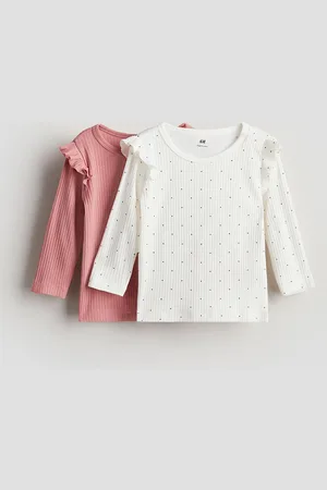 H&M 2-Pack Ribbed Jersey Tops
